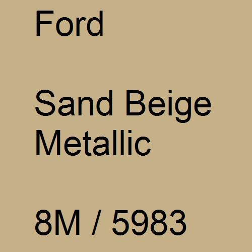 Ford, Sand Beige Metallic, 8M / 5983.